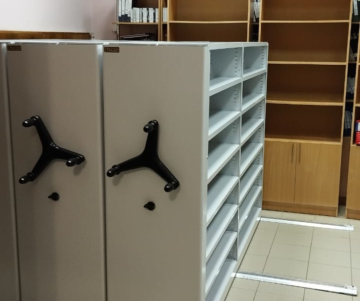 Мобильные стеллажи для ЗАГС