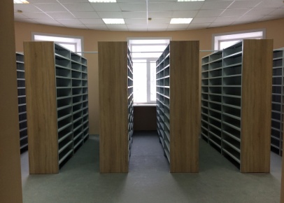 Высокие стеллажи для архива