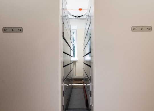 Стеллажи с электроприводом